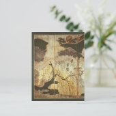 Sonnige Landschaft Postkarte (Stehend Vorderseite)