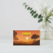 Sonnige Landschaftskarte Visitenkarte (Stehend Vorderseite)