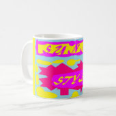 Sonnige, leuchtende Farben Kaffeetasse (Vorderseite Links)