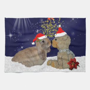 Sonnige Liebe an Weihnachten Küchentücher