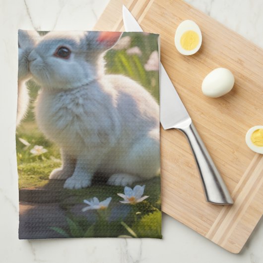 Sonnige Liebe Geschirrtuch (Viertel Falte)