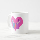 Sonnige Liebe Kaffeetasse (Vorderseite Links)