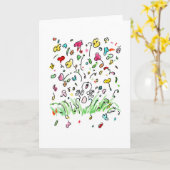 sonnige Liebe Karte (Gelbe Blume)