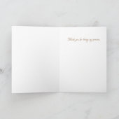 Sonnige Liebe-Karte Feiertagskarte (Innenseite)