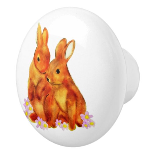 Sonnige Liebe Keramikknauf (Rechts)