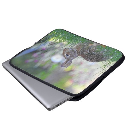 Sonnige Liebe Laptopschutzhülle (Vorne Knopf)