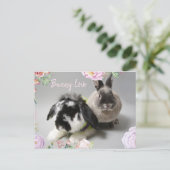 Sonnige Liebe Postkarte (Stehend Vorderseite)