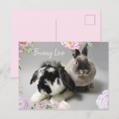 Sonnige Liebe Postkarte (Vorne/Hinten)