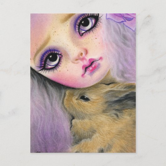 Sonnige Liebe Postkarte (Vorderseite)
