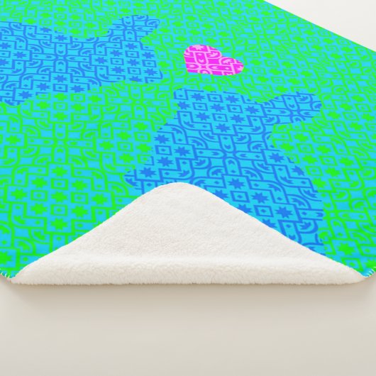 Sonnige Liebe Sherpadecke (3/4)