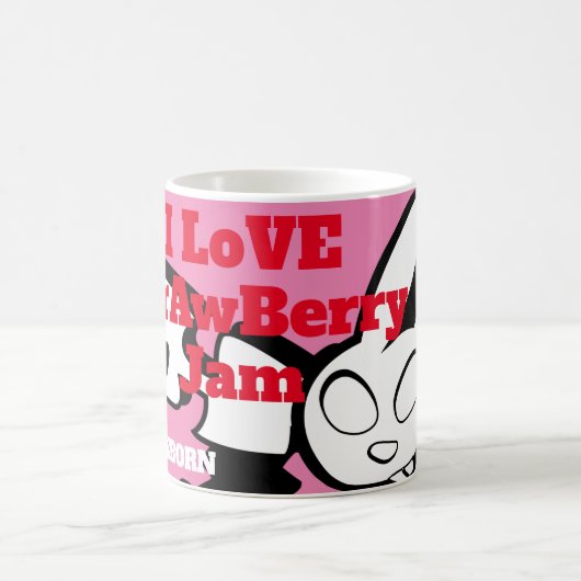 Sonnige Lieben Strawberry Jam Gel Maus Kaffeetasse (Mittel)