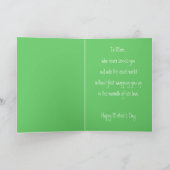 Sonnige Mama und Kindertageskarte Karte (Innenseite)