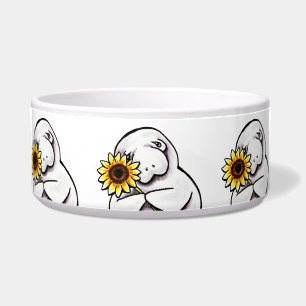 Sonnige Manatis Weg-Leine Art™ Napf