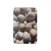 Sonnige Muscheln, Badematte, Sommerstrand, Natur Badematte (Vorderseite Vertikal)