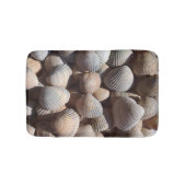 Sonnige Muscheln, Badematte, Sommerstrand, Natur Badematte (Vorderseite)