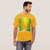 Sonnige Natur Wandern T-Shirt (Vorne ganz)