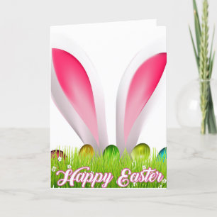 Sonnige Ohren für Ostern Feiertagskarte