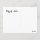 Sonnige Ohren in Frühlingsblumen Postkarte (Rückseite)