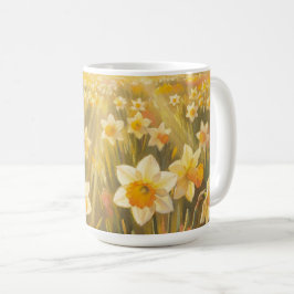 Sonnige Osterglocken Kaffeetasse
