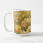Sonnige Osterglocken Kaffeetasse (Links)