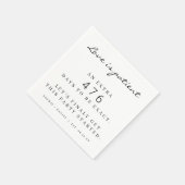 Sonnige Pandemie Hochzeit verzögert Liebe ist Pati Serviette (Ecke)