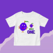 Sonnige Pflaumen Baby T-shirt