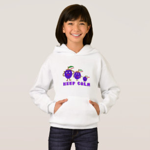 Sonnige Pflaumen Hoodie