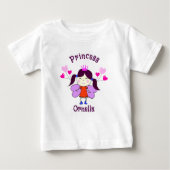 Sonnige Prinzessin mit Ballons Baby T-shirt (Vorderseite)