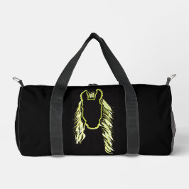 Sonnige Reflektionen eines Pferdes Duffle Bag