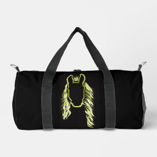 Sonnige Reflektionen eines Pferdes Duffle Bag