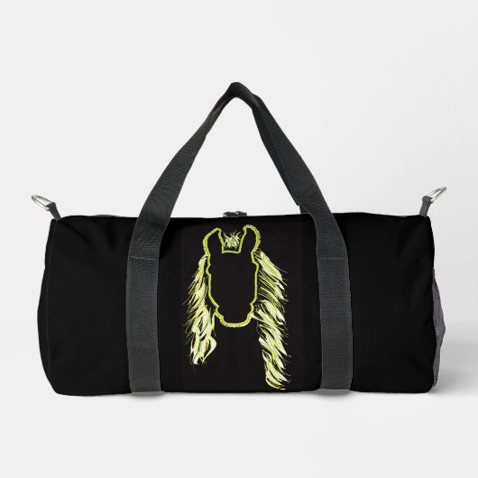 Sonnige Reflektionen eines Pferdes Duffle Bag (Vorderseite)