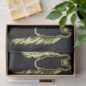 Sonnige Reflektionen eines Pferdes Seidenpapier (Geschenk)