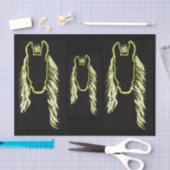 Sonnige Reflektionen eines Pferdes Seidenpapier (Handwerk)