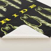 Sonnige Reflektionen eines Pferdes Sherpadecke (3/4)