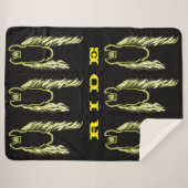 Sonnige Reflektionen eines Pferdes Sherpadecke (Vorderseite (Horizontal))