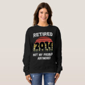 Sonnige Rentenersparnis 2014 nicht mein Problem Sweatshirt (Vorne ganz)
