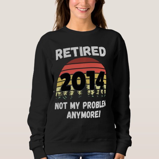 Sonnige Rentenersparnis 2014 nicht mein Problem Sweatshirt (Vorderseite)