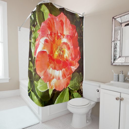 Sonnige Rose....... Duschvorhang (Beispiel)