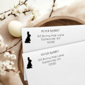 Sonnige Rücksendeadresse Permastempel