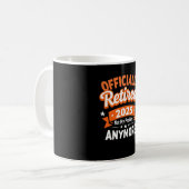Sonnige Ruhestand 2025 nicht mein Problem Kaffeetasse (Vorderseite Links)