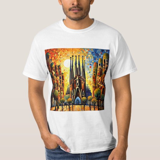 Sonnige Sagrada T-Shirt (Vorderseite)