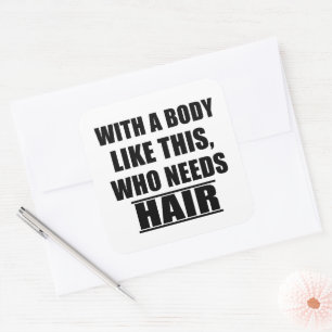 Sonnige sarkastische Redewendungen Spaß Sarkasmus Quadratischer Aufkleber