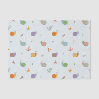 Sonnige Schnecken Seidenpapier