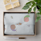 Sonnige Schnecken Seidenpapier (Geschenk)