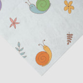 Sonnige Schnecken Seidenpapier (Ausschnitt)