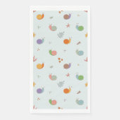 Sonnige Schnecken Serviette (Vorderseite)