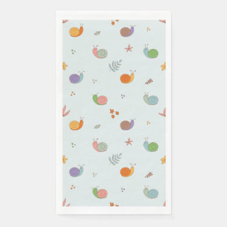 Sonnige Schnecken Serviette