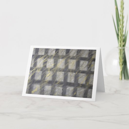 Sonnige Schneeflocken mit Komfort Feiertagskarte (Vorderseite)