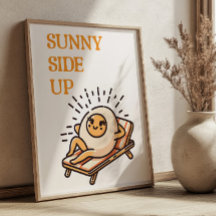 Sonnige Seite Auf dem sonnigen Punny Punny Egg Mas