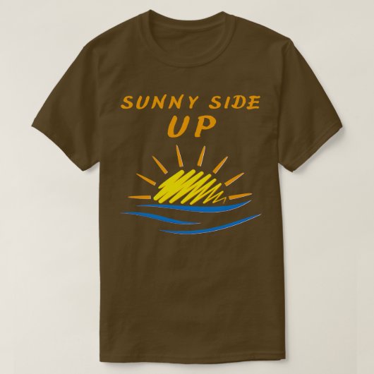 Sonnige Seite auf T-Shirt (Design vorne)